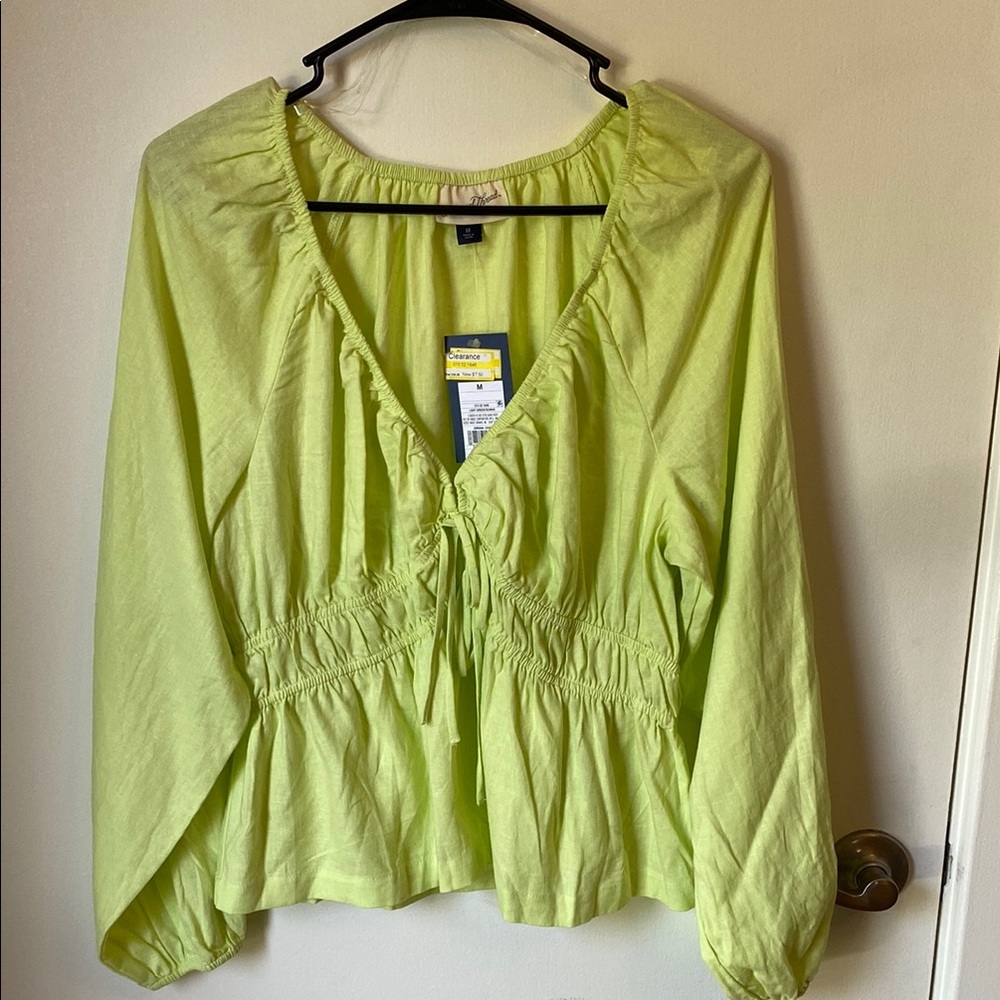 Women's Lime Green Top
